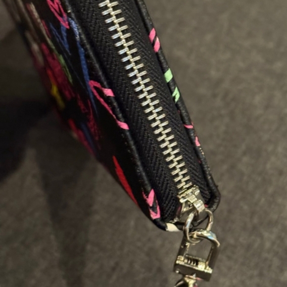 Betsey Johnson Heart Multicolor Wristlet